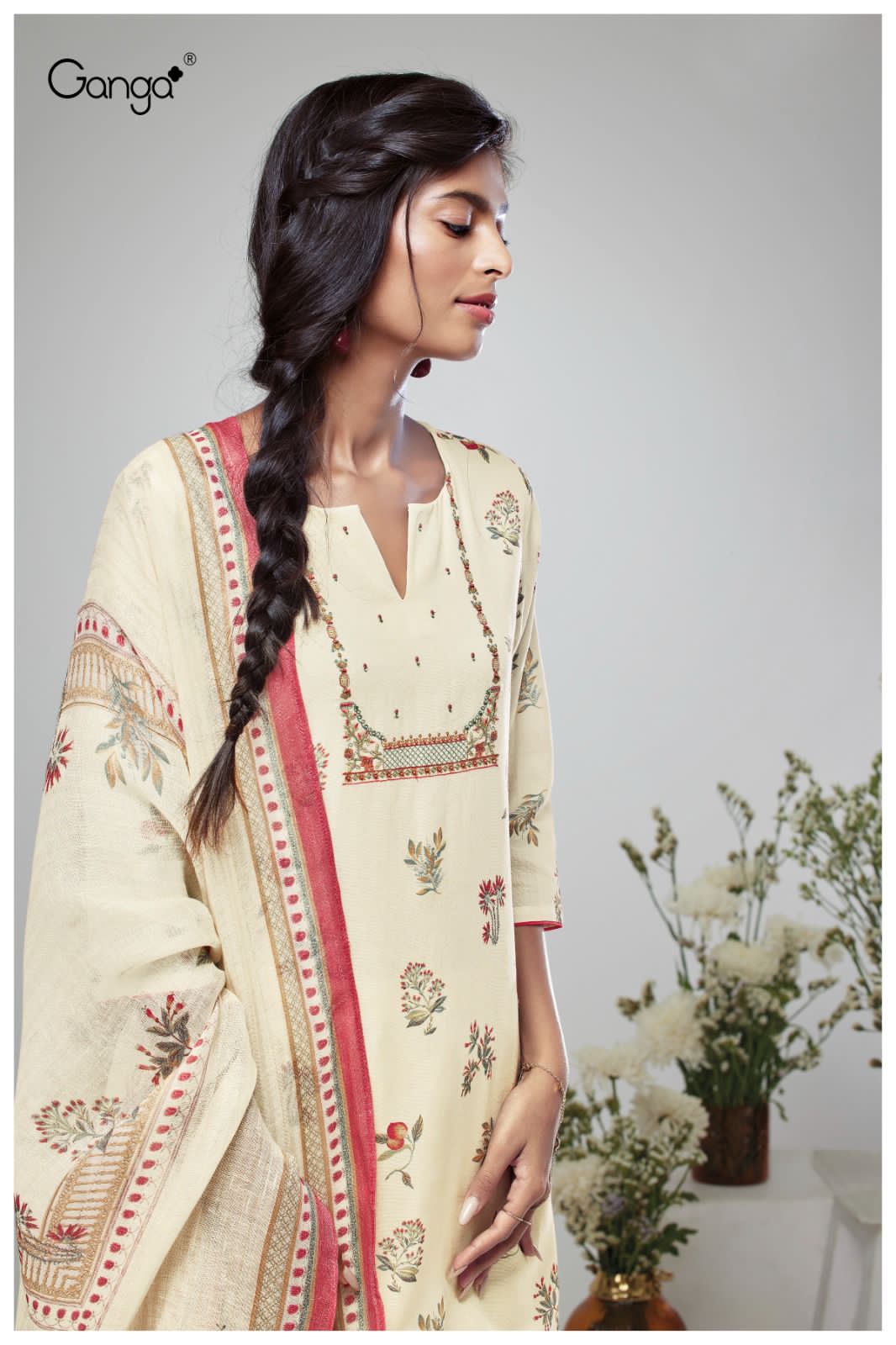 Madhuri 1690 By Ganga Printed Suits Catalog
